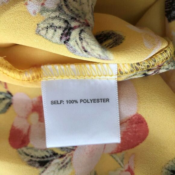 Rose + Olive Floral Cottagecore top XS Off Shoulder Ruffled Boho festival - Picture 8 of 9